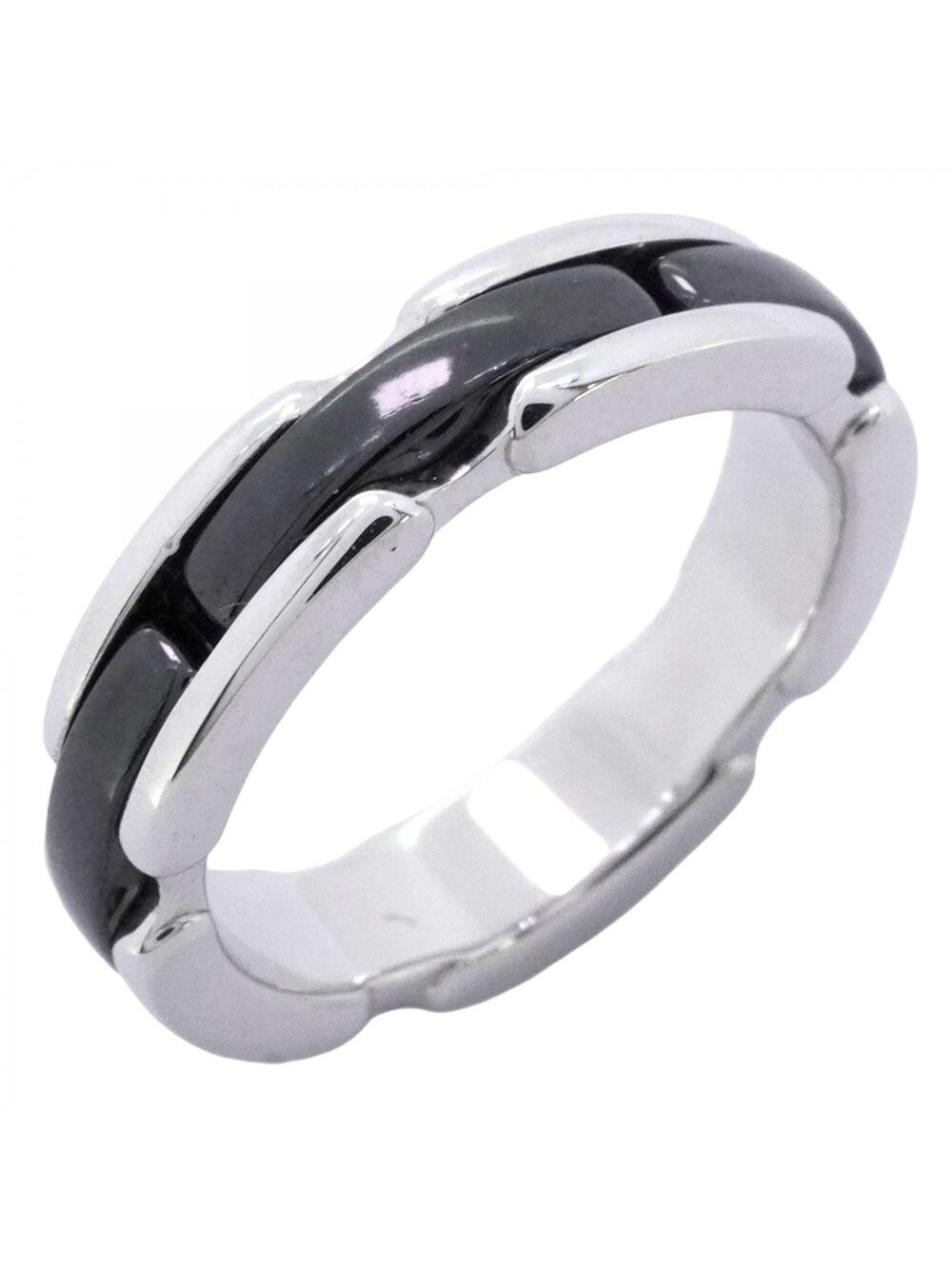Chanel Ring 18K White Gold And Ceramic #276201C12B